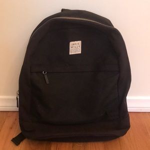 Jack Wills black backpack